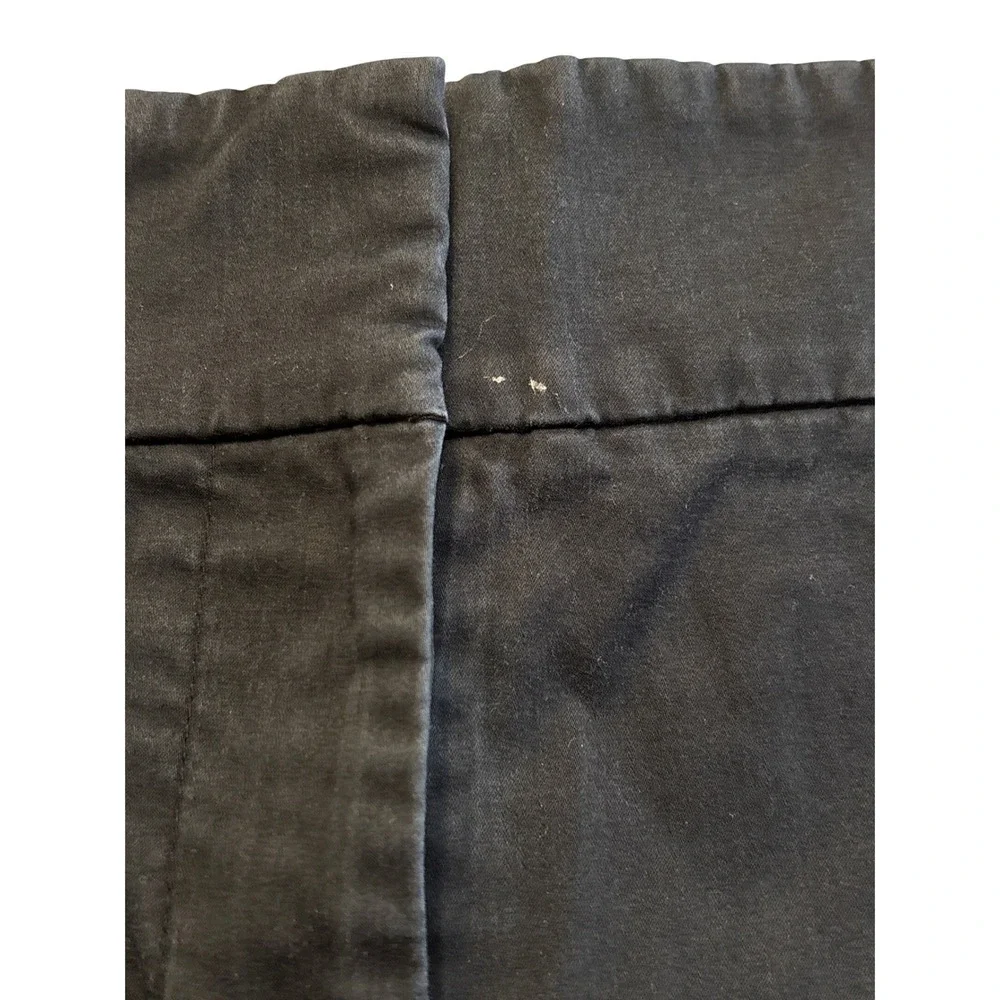 Ann Taylor LOFT Black Chino Shorts Womens‎ Size 8 Button Tab Waist Casual Summer